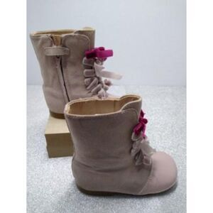 Cucada Eli Toddler girls Suede and Velvet Boots sz 21/5-5.5 Handmade in Spain